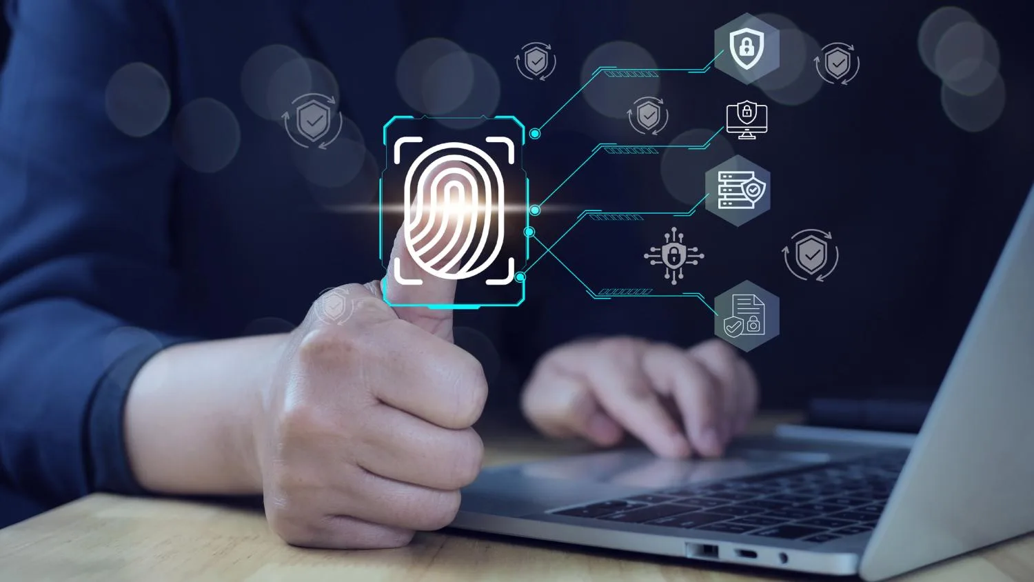 NCSC illustration promoting passkeys as the future of logging in