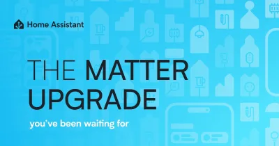 Home Assistant artwork for the new Matter server announcement
